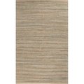 Jaipur Rugs Naturals Solid Pattern Jute/ Cotton Taupe/Gray Area Rug  2.6x4 RUG115467